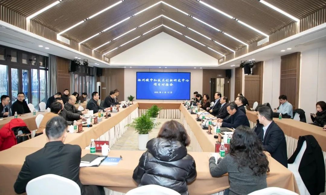 九游online入口董事长王文胜应邀参加扬州碳中和技术创新研究中心项目对接会
